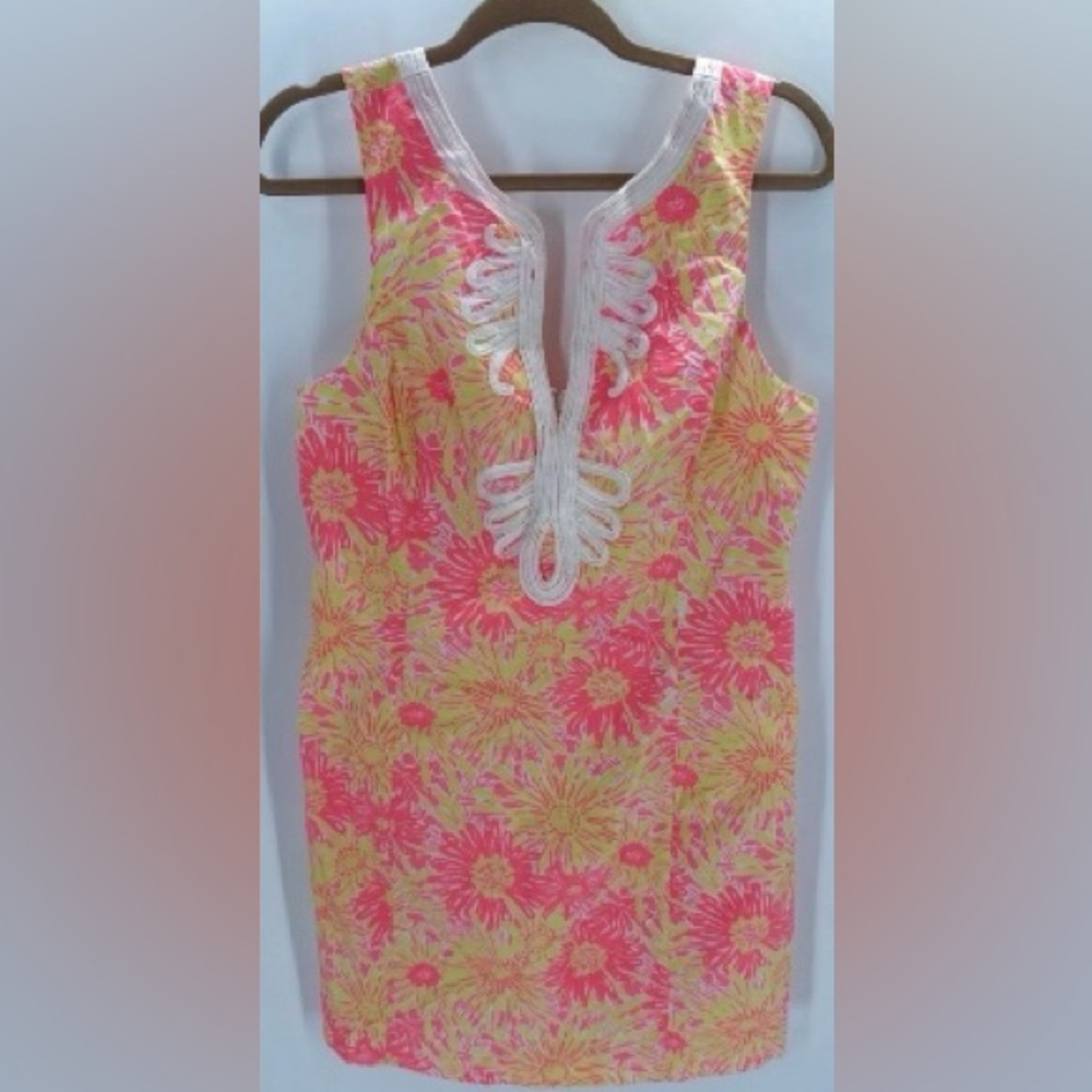 Shift Dress Pink
Yellow Floral Embroidered
